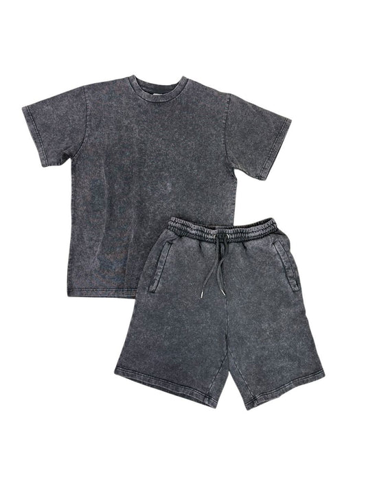 Stone Wash | Short Set