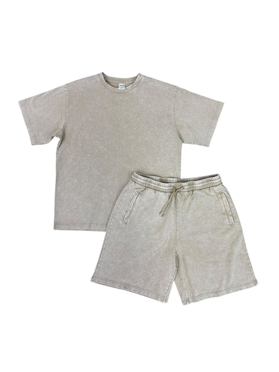 Stone Wash | Short Set