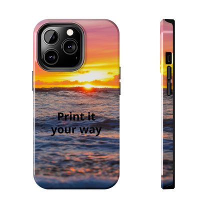 Custom Photo Phone Case — Add Your Own Photo & Text | Personalized iPhone & Samsung Case