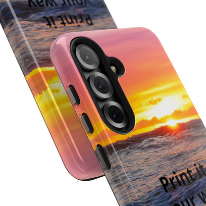 Custom Photo Phone Case — Add Your Own Photo & Text | Personalized iPhone & Samsung Case