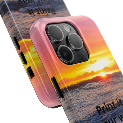 Custom Photo Phone Case — Add Your Own Photo & Text | Personalized iPhone & Samsung Case