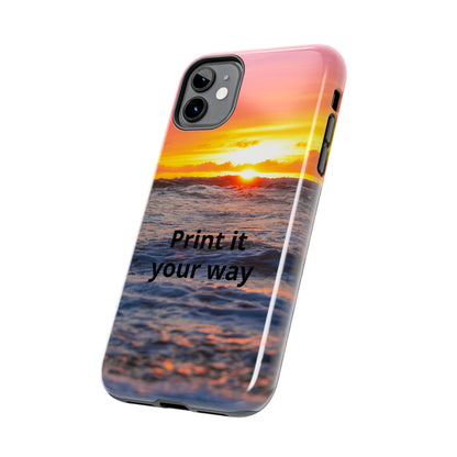 Custom Photo Phone Case — Add Your Own Photo & Text | Personalized iPhone & Samsung Case