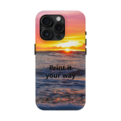 Custom Photo Phone Case — Add Your Own Photo & Text | Personalized iPhone & Samsung Case