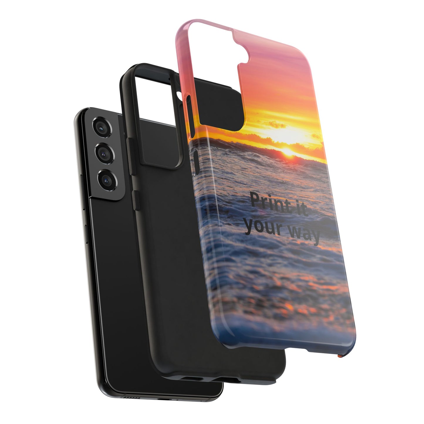 Custom Photo Phone Case — Add Your Own Photo & Text | Personalized iPhone & Samsung Case