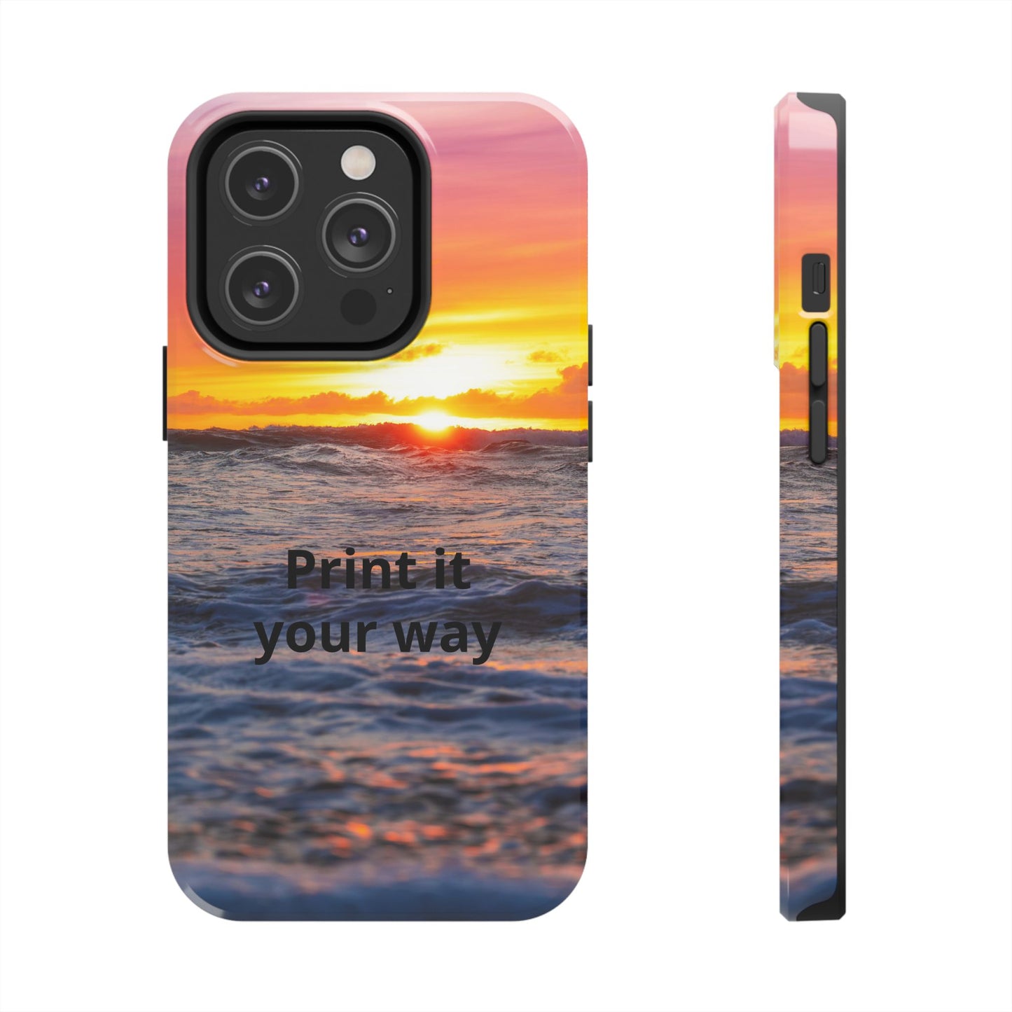 Custom Photo Phone Case — Add Your Own Photo & Text | Personalized iPhone & Samsung Case