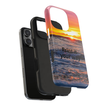 Custom Photo Phone Case — Add Your Own Photo & Text | Personalized iPhone & Samsung Case