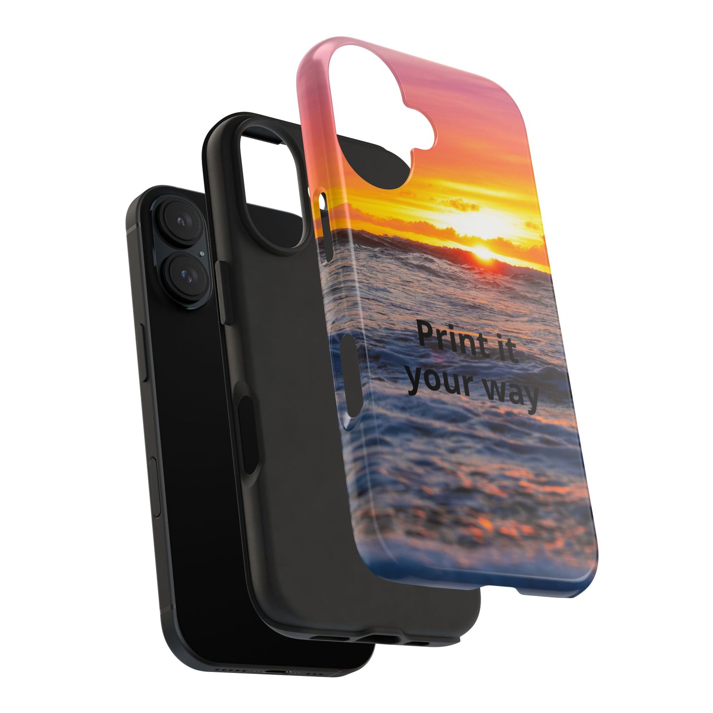 Custom Photo Phone Case — Add Your Own Photo & Text | Personalized iPhone & Samsung Case
