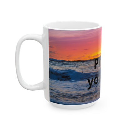 Custom Photo Mug — Add Your Own Photo & Text | Personalized Ceramic Coffee Mug