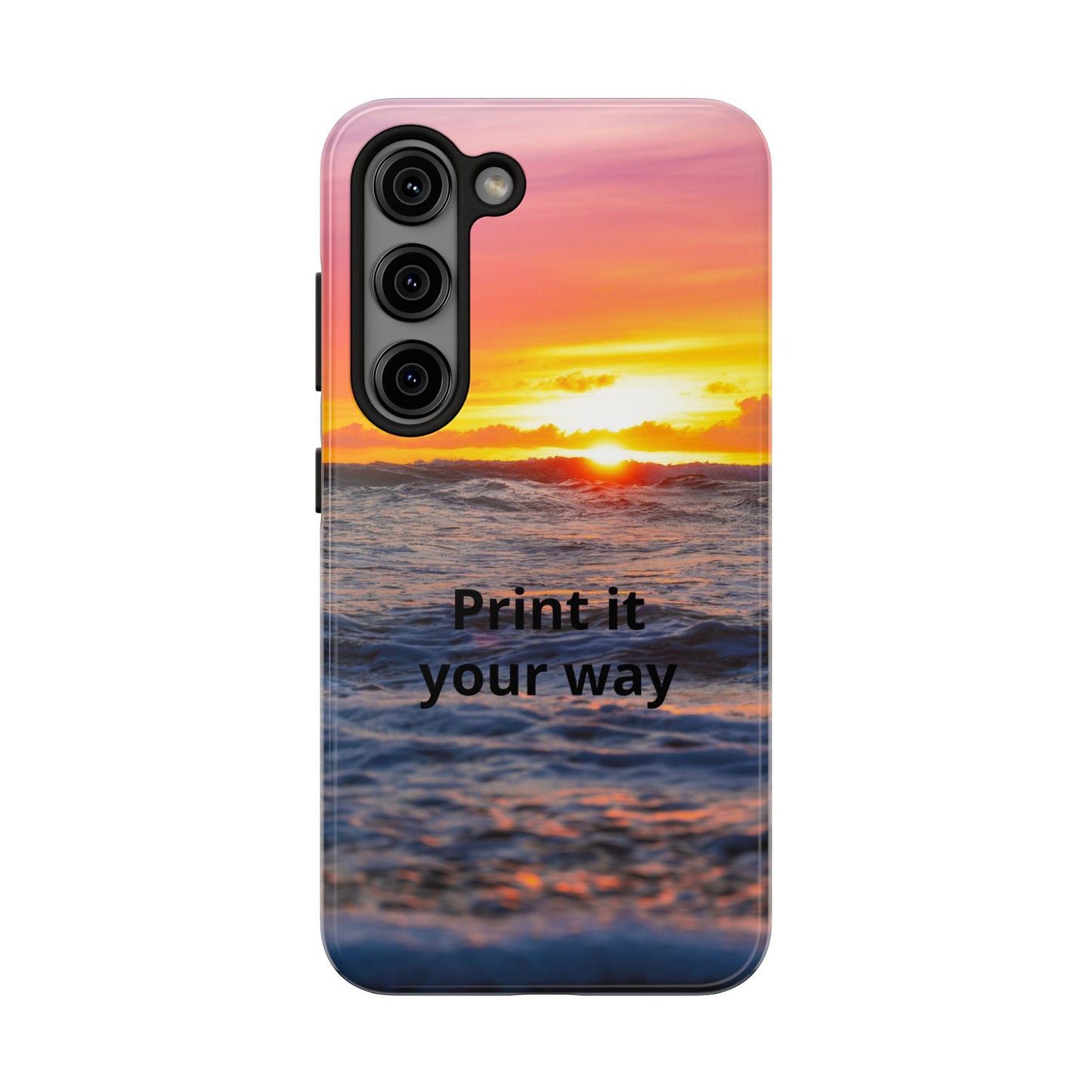 Custom Photo Phone Case — Add Your Own Photo & Text | Personalized iPhone & Samsung Case