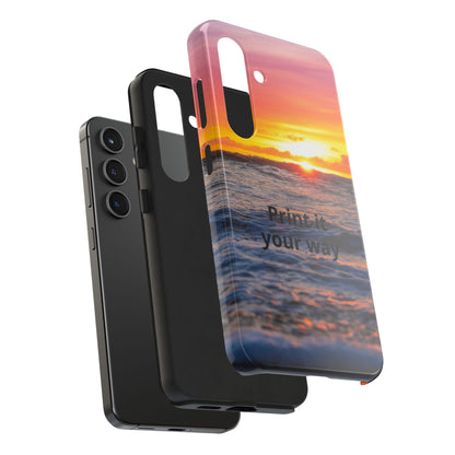 Custom Photo Phone Case — Add Your Own Photo & Text | Personalized iPhone & Samsung Case