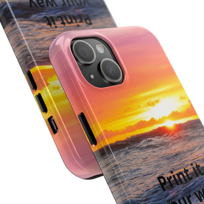Custom Photo Phone Case — Add Your Own Photo & Text | Personalized iPhone & Samsung Case