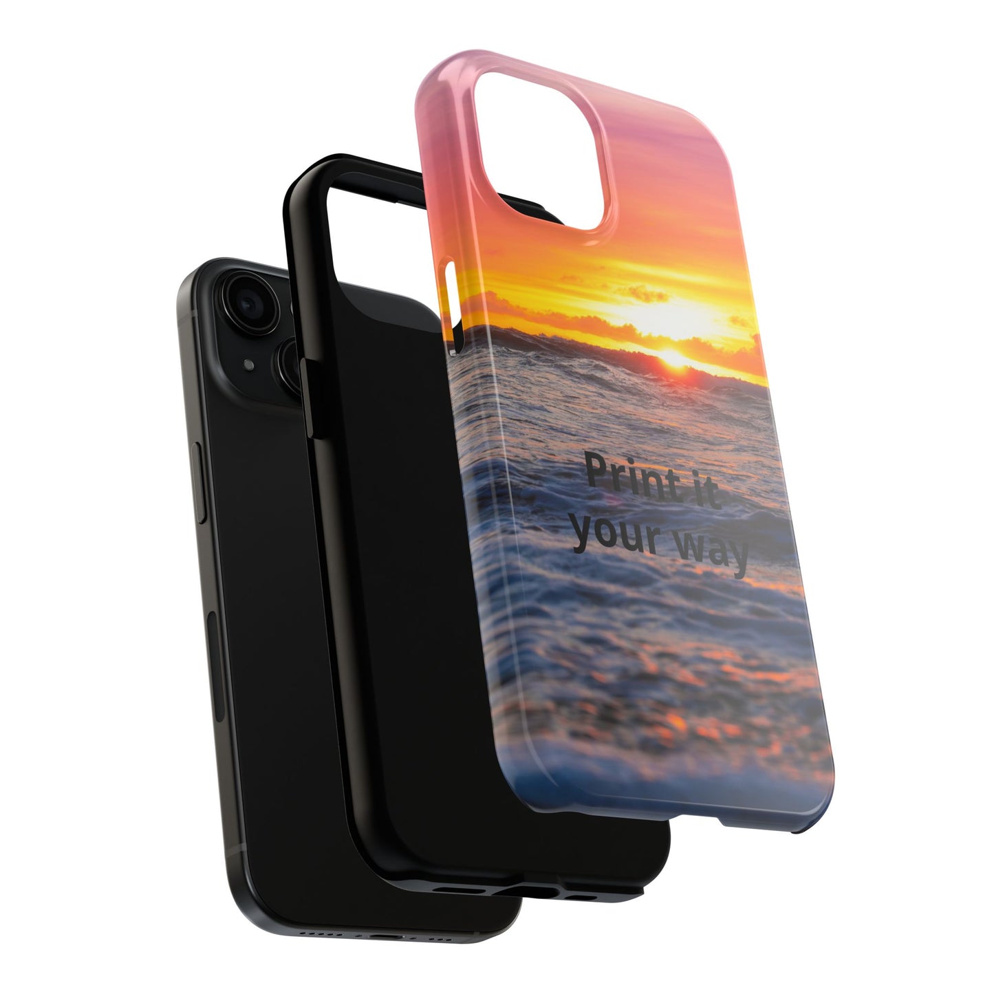 Custom Photo Phone Case — Add Your Own Photo & Text | Personalized iPhone & Samsung Case
