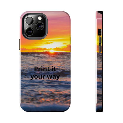 Custom Photo Phone Case — Add Your Own Photo & Text | Personalized iPhone & Samsung Case
