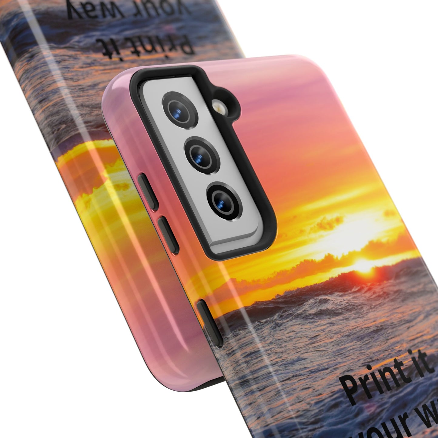 Custom Photo Phone Case — Add Your Own Photo & Text | Personalized iPhone & Samsung Case