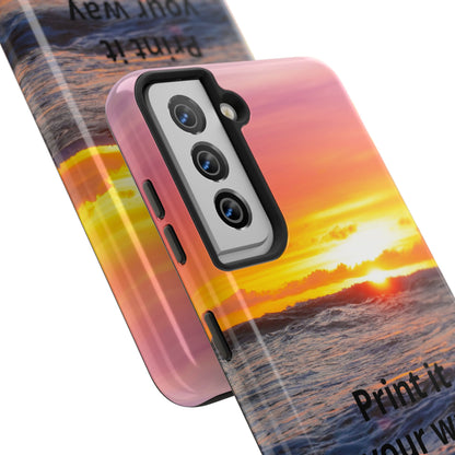 Custom Photo Phone Case — Add Your Own Photo & Text | Personalized iPhone & Samsung Case