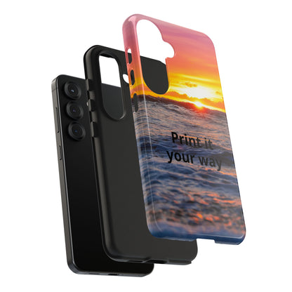 Custom Photo Phone Case — Add Your Own Photo & Text | Personalized iPhone & Samsung Case