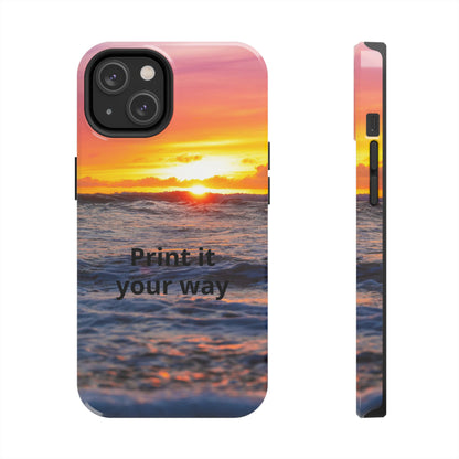 Custom Photo Phone Case — Add Your Own Photo & Text | Personalized iPhone & Samsung Case