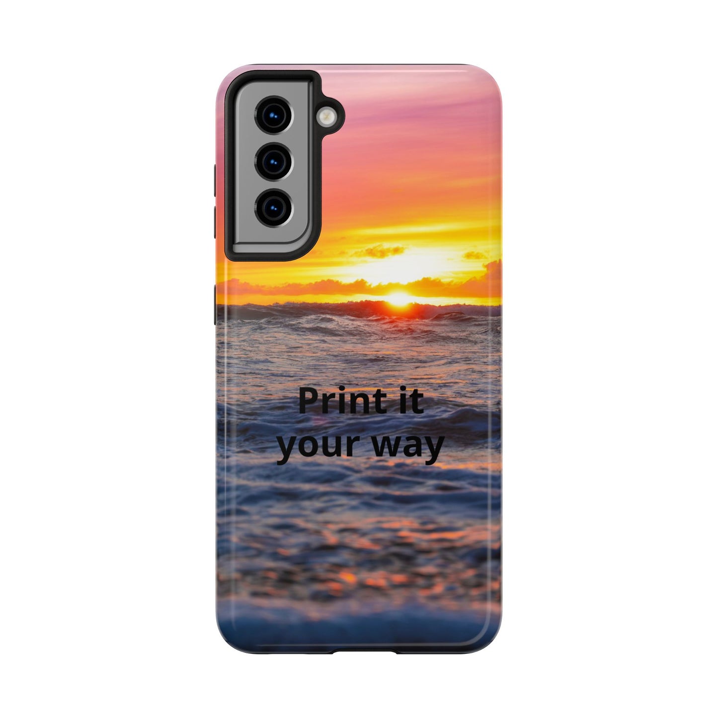 Custom Photo Phone Case — Add Your Own Photo & Text | Personalized iPhone & Samsung Case