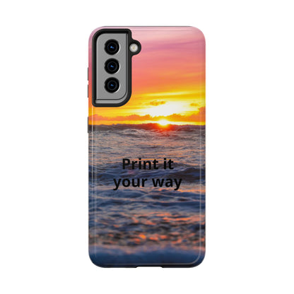 Custom Photo Phone Case — Add Your Own Photo & Text | Personalized iPhone & Samsung Case