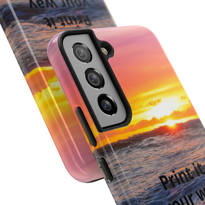 Custom Photo Phone Case — Add Your Own Photo & Text | Personalized iPhone & Samsung Case