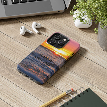 Custom Photo Phone Case — Add Your Own Photo & Text | Personalized iPhone & Samsung Case