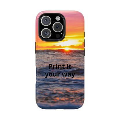 Custom Photo Phone Case — Add Your Own Photo & Text | Personalized iPhone & Samsung Case