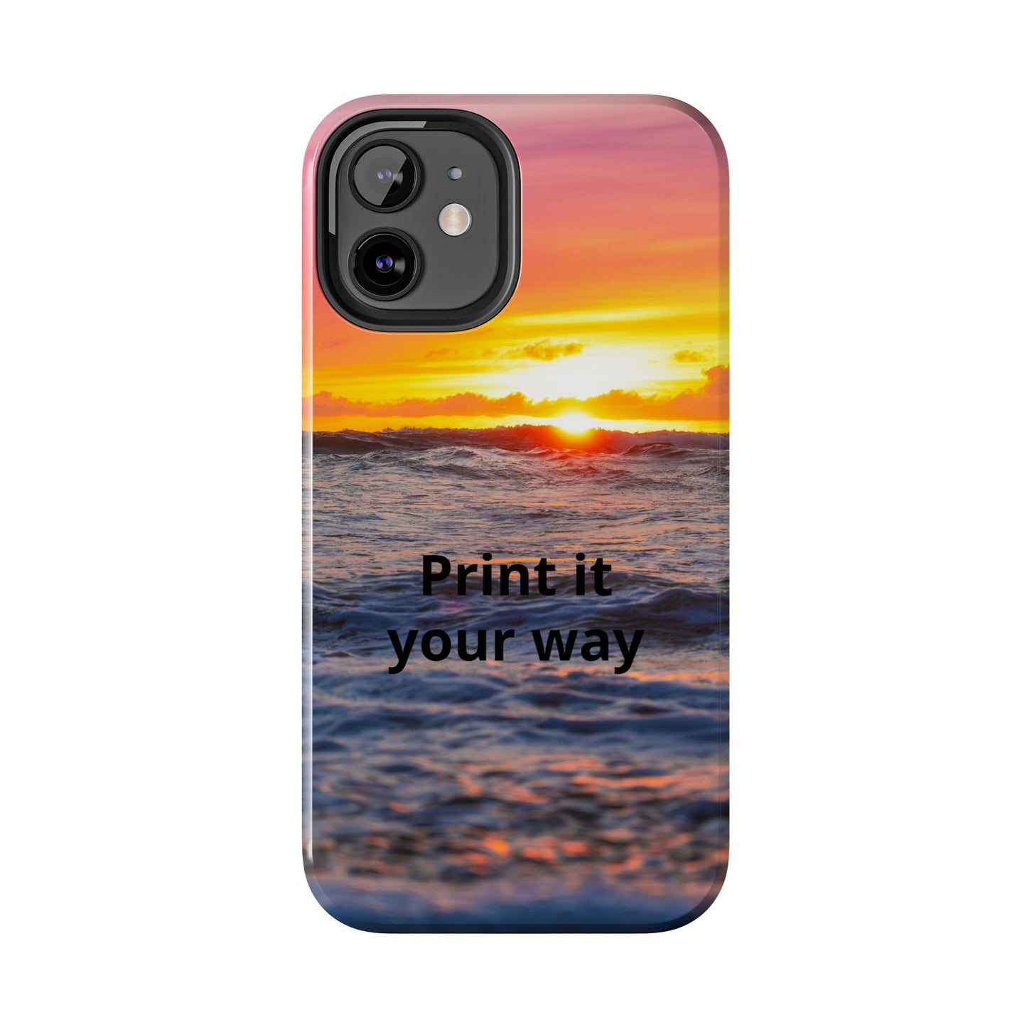 Custom Photo Phone Case — Add Your Own Photo & Text | Personalized iPhone & Samsung Case