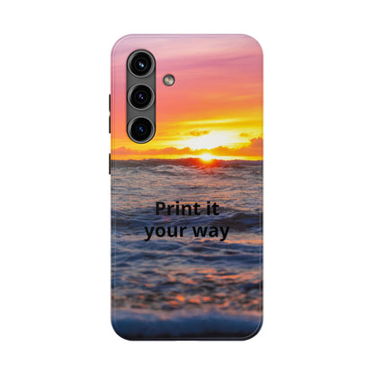 Custom Photo Phone Case — Add Your Own Photo & Text | Personalized iPhone & Samsung Case