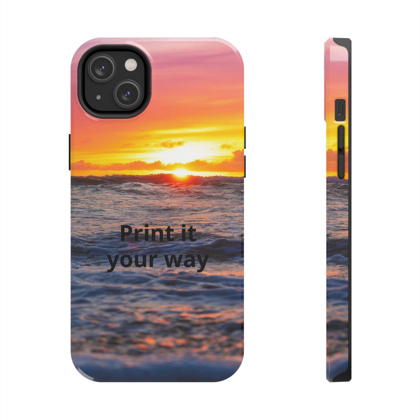Custom Photo Phone Case — Add Your Own Photo & Text | Personalized iPhone & Samsung Case