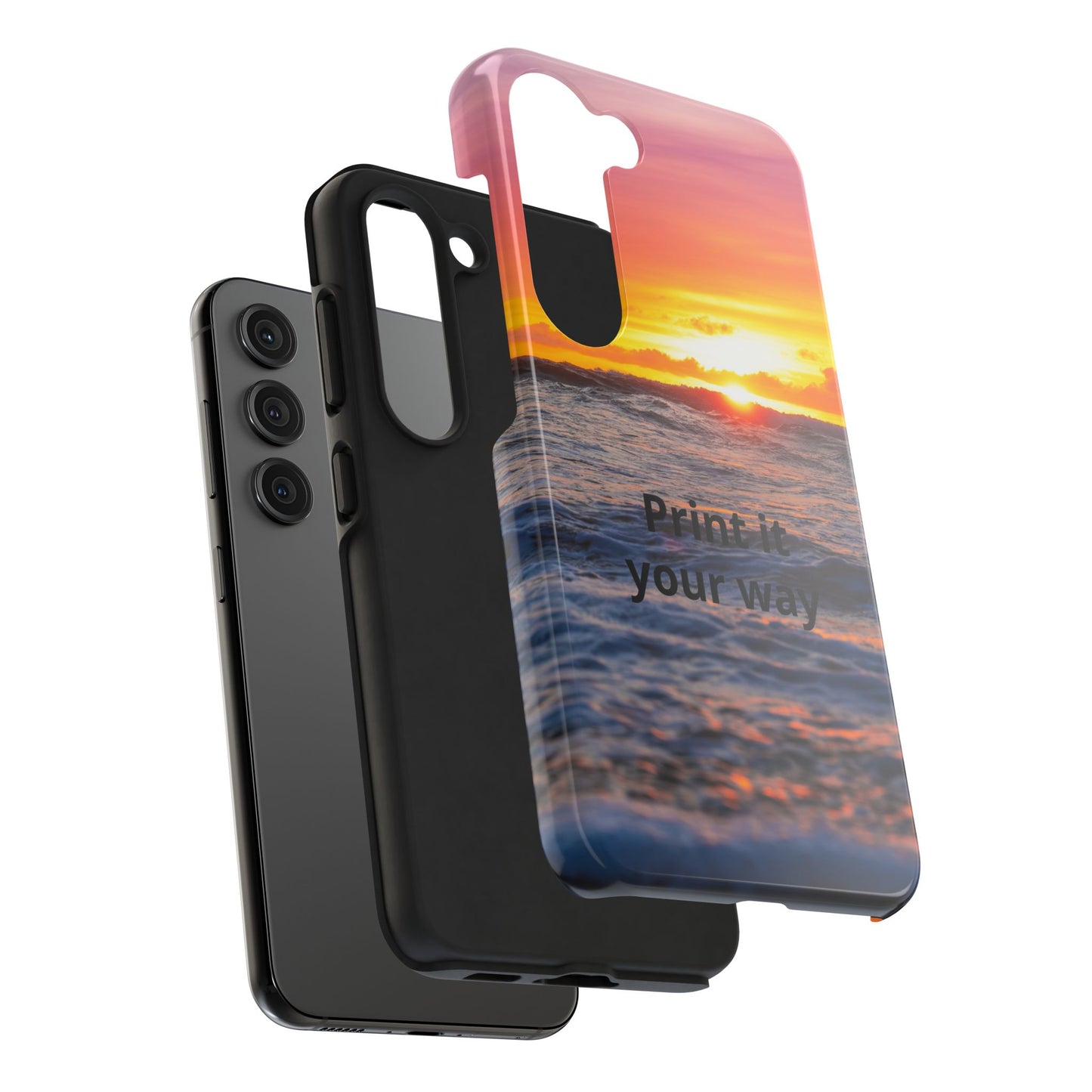 Custom Photo Phone Case — Add Your Own Photo & Text | Personalized iPhone & Samsung Case