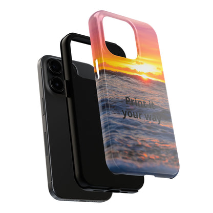 Custom Photo Phone Case — Add Your Own Photo & Text | Personalized iPhone & Samsung Case