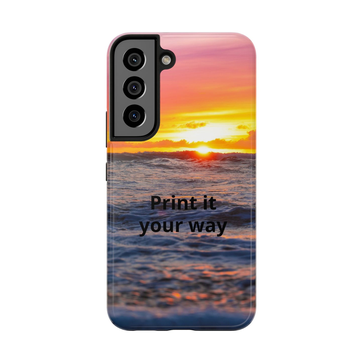 Custom Photo Phone Case — Add Your Own Photo & Text | Personalized iPhone & Samsung Case