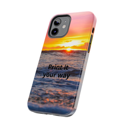 Custom Photo Phone Case — Add Your Own Photo & Text | Personalized iPhone & Samsung Case