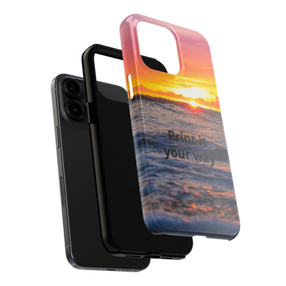 Custom Photo Phone Case — Add Your Own Photo & Text | Personalized iPhone & Samsung Case