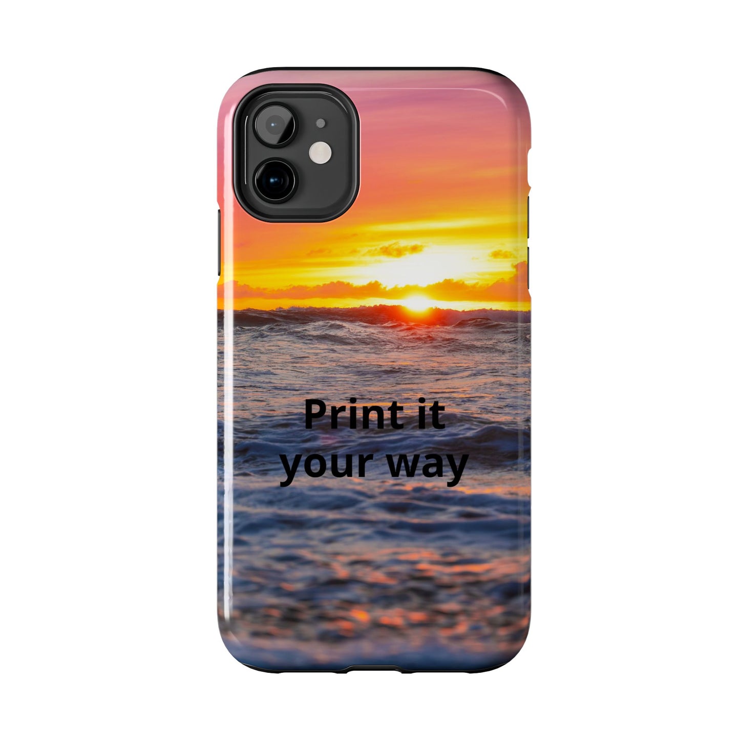 Custom Photo Phone Case — Add Your Own Photo & Text | Personalized iPhone & Samsung Case