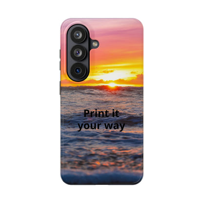 Custom Photo Phone Case — Add Your Own Photo & Text | Personalized iPhone & Samsung Case