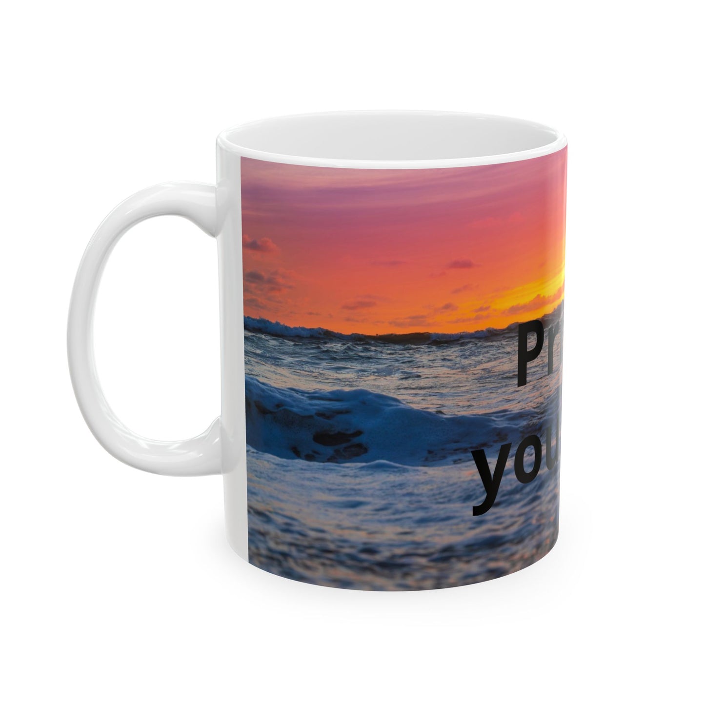 Custom Photo Mug — Add Your Own Photo & Text | Personalized Ceramic Coffee Mug