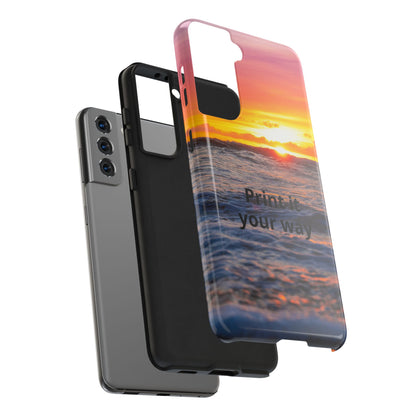 Custom Photo Phone Case — Add Your Own Photo & Text | Personalized iPhone & Samsung Case
