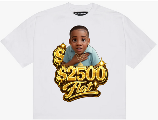 $2500 Flat graphic Oversize Tee