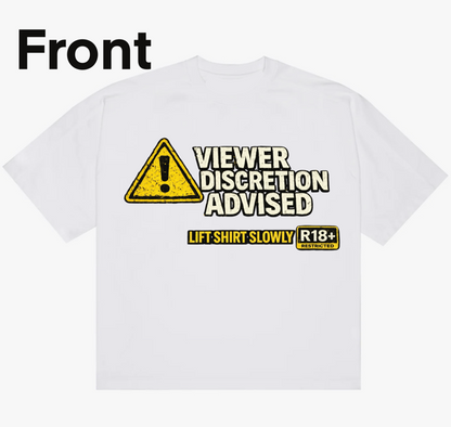 Viewer Discretion Graphis Tee