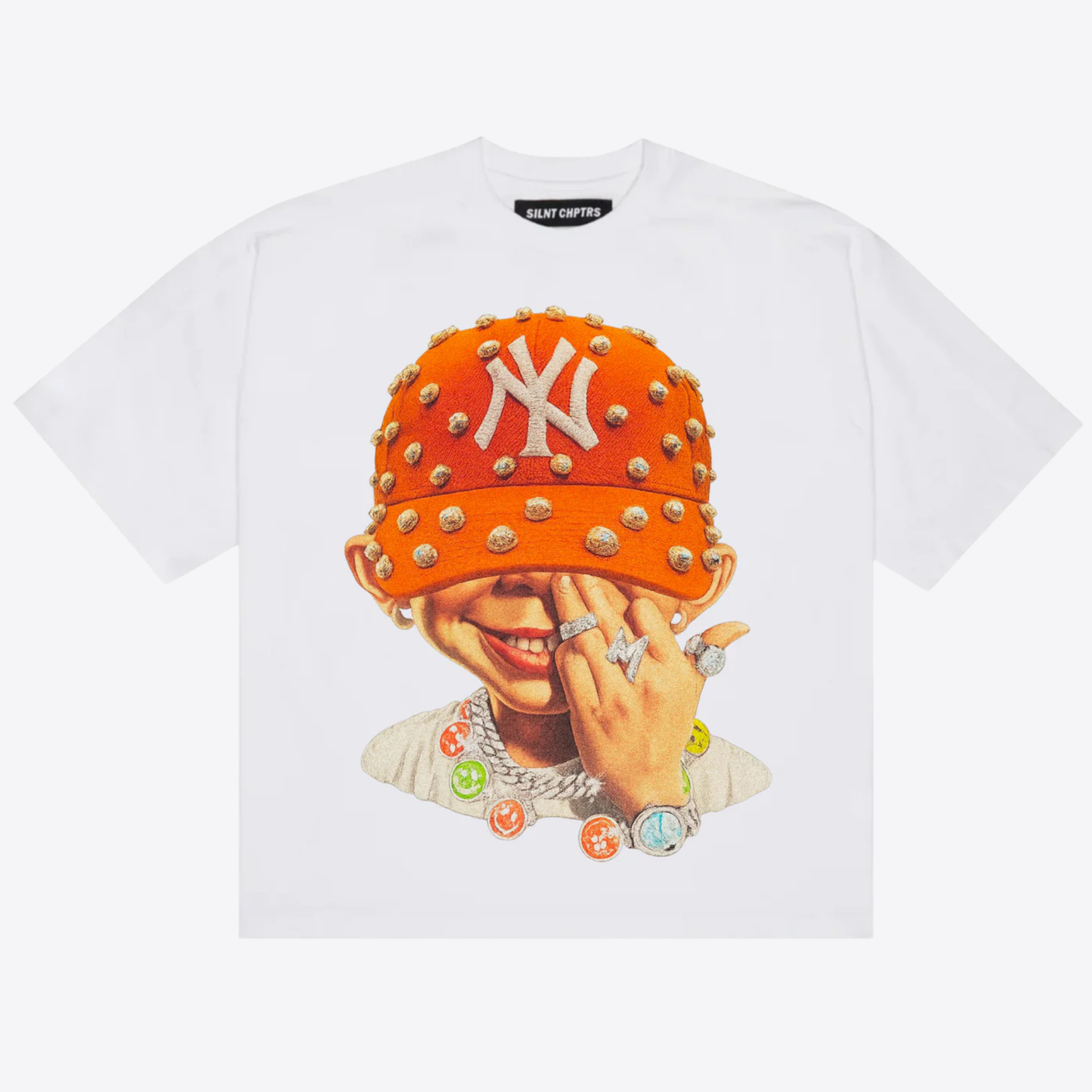 Orange Hat Graphic Tee