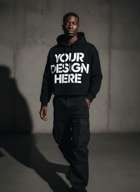 The Mod Crop | Custom French Terry Hoodie